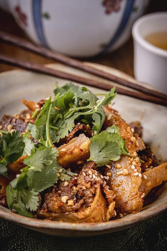 Beef Tripe with Chili (spicy)/Tripa de res fría