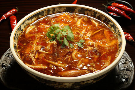 Hot and Sour Soup/Sopa agripicante