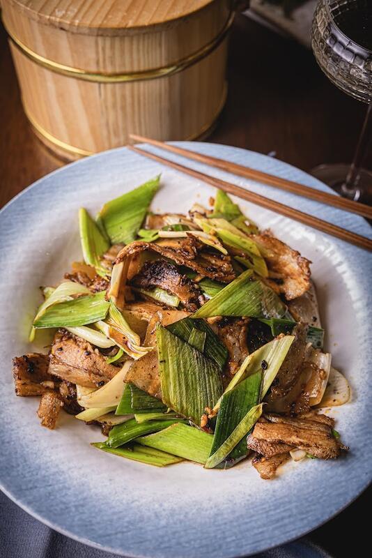Twice-Cooked Pork (spicy)/Cerdo doble cocido