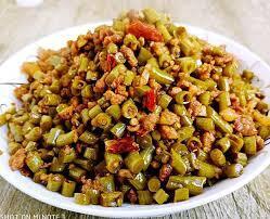 Minced Pork with Pickled Green Beans (spicy)Ejotes encurtidos