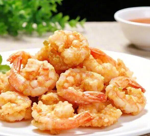 Salt Pepper Prawns/Camarones sal y pimienta