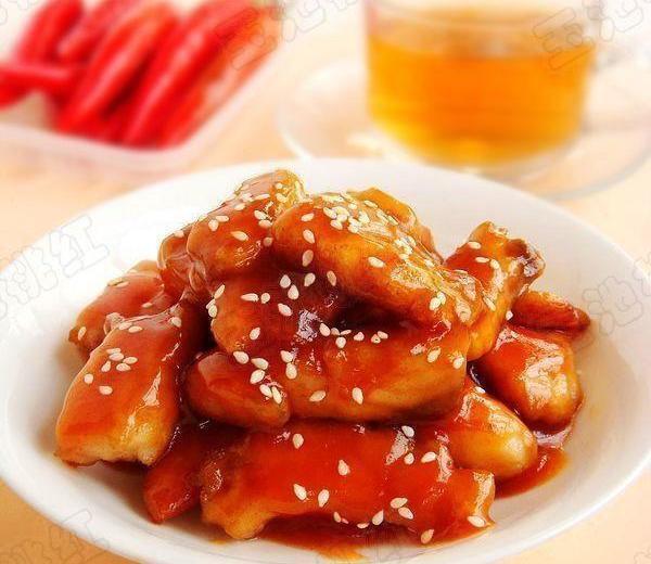 Sweet & Sour Fish Fillets/Filete de pescado agridulce