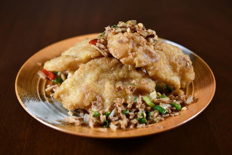 Salt Pepper Fish Fillets/Filete de pescado sal y pimienta